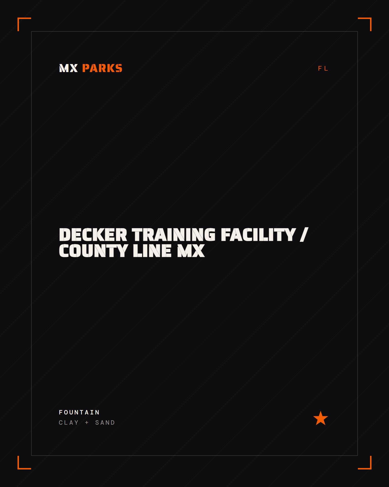 Decker Training Facility / County Line MX