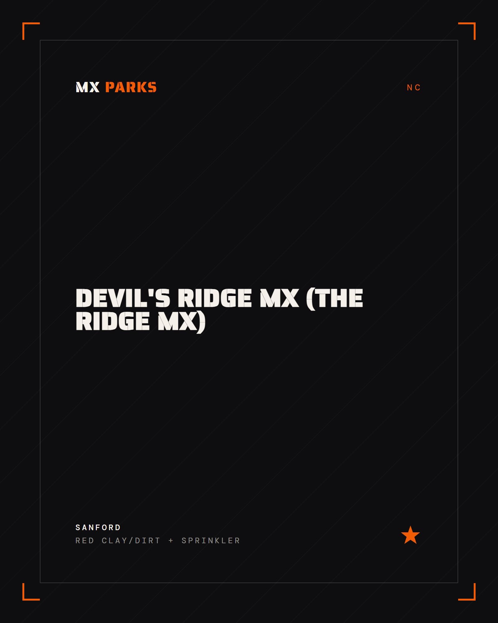 Devil's Ridge MX (The Ridge MX)