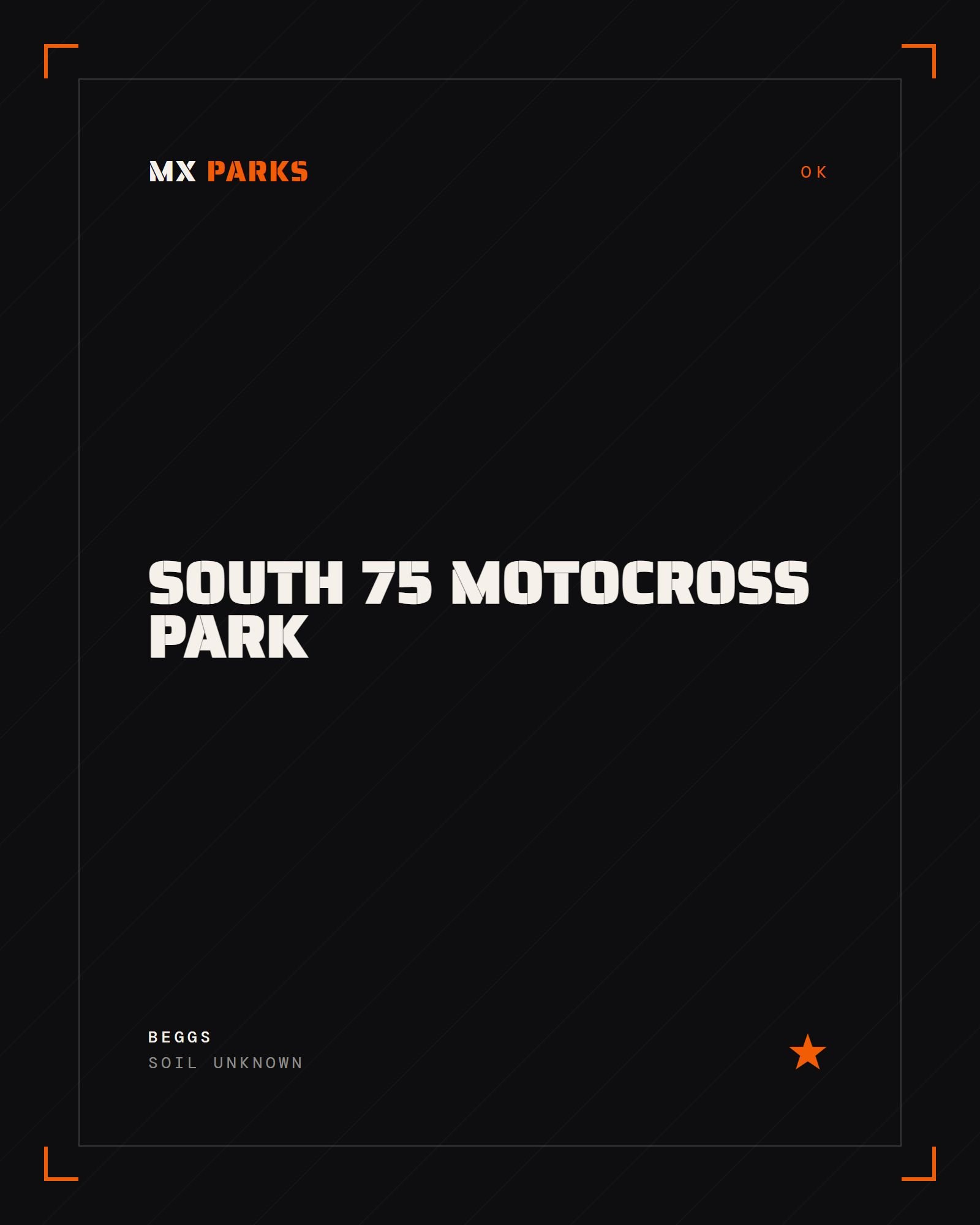 South 75 Motocross Park