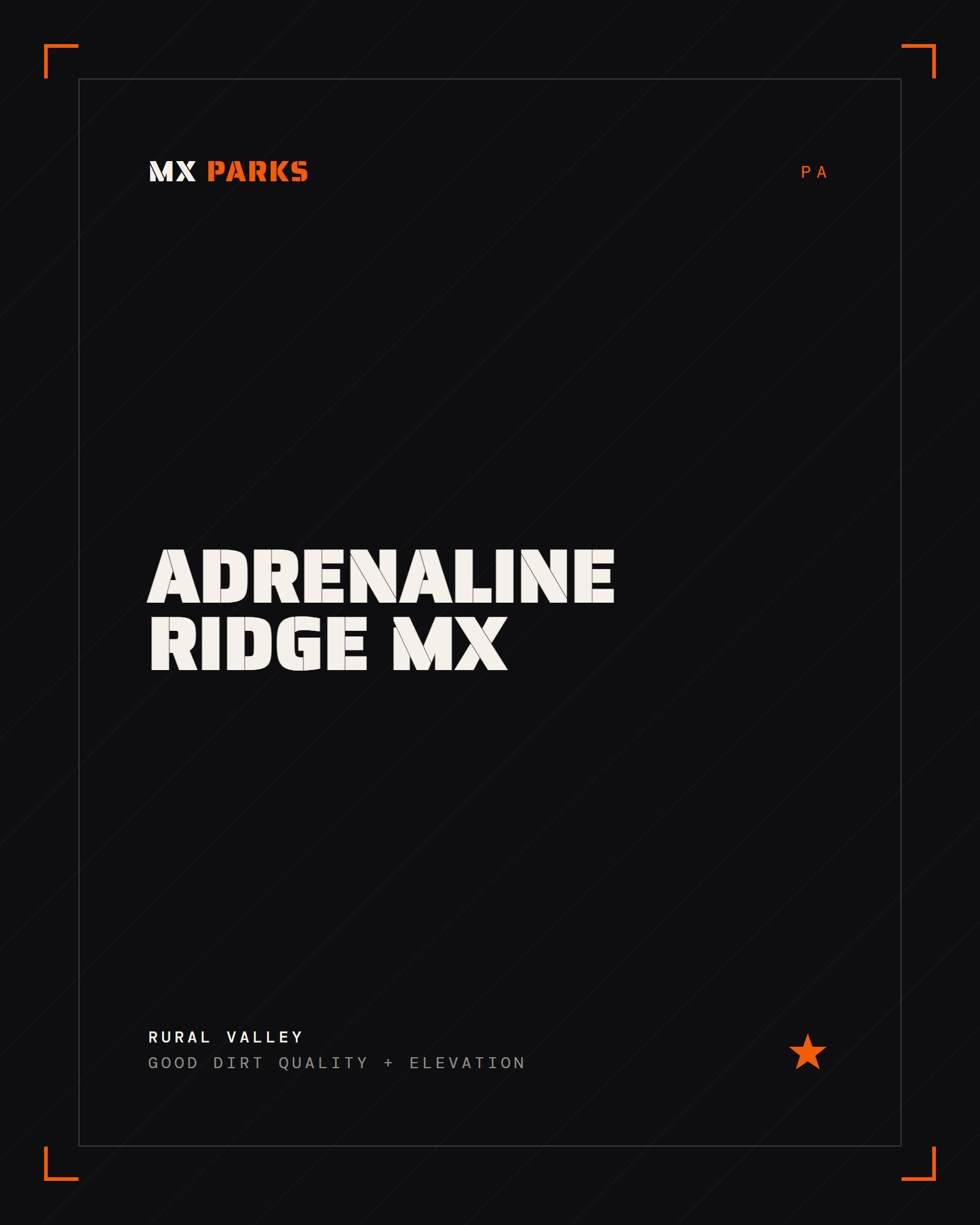 Adrenaline Ridge MX