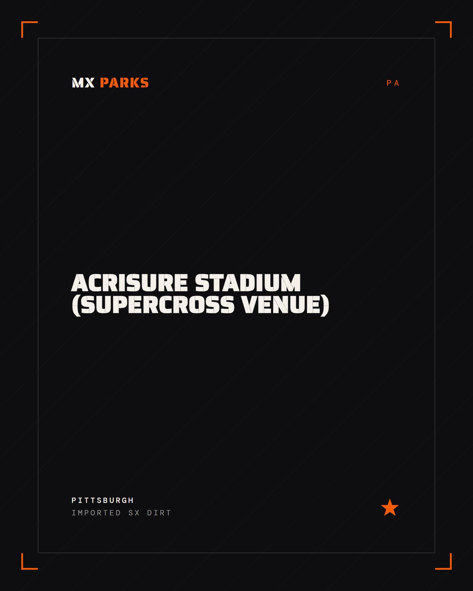 Acrisure Stadium (Supercross Venue)