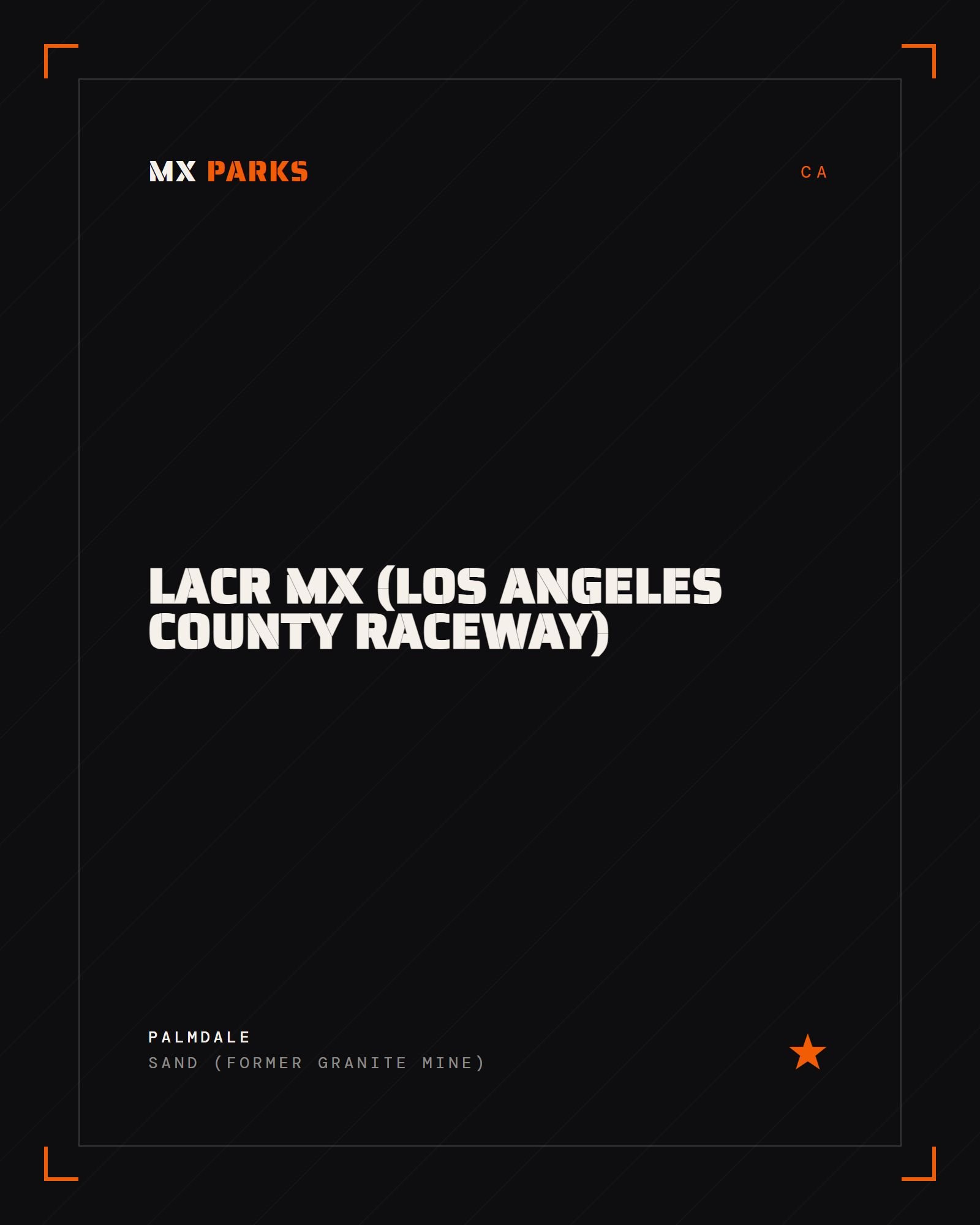 LACR MX (Los Angeles County Raceway)