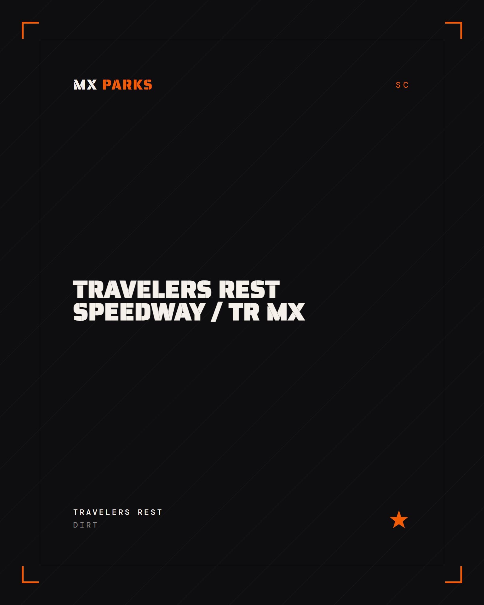 Travelers Rest Speedway / TR MX