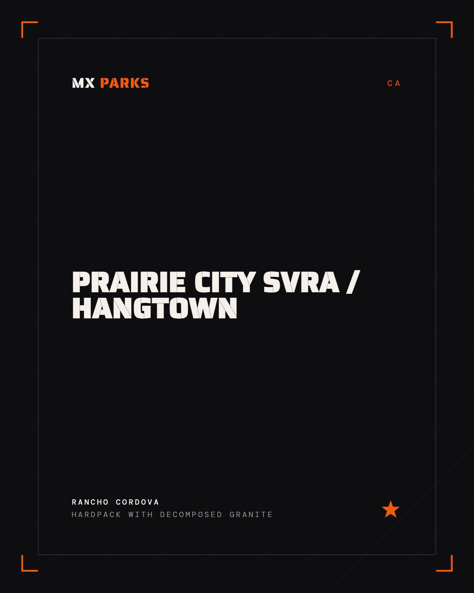 Prairie City SVRA / Hangtown