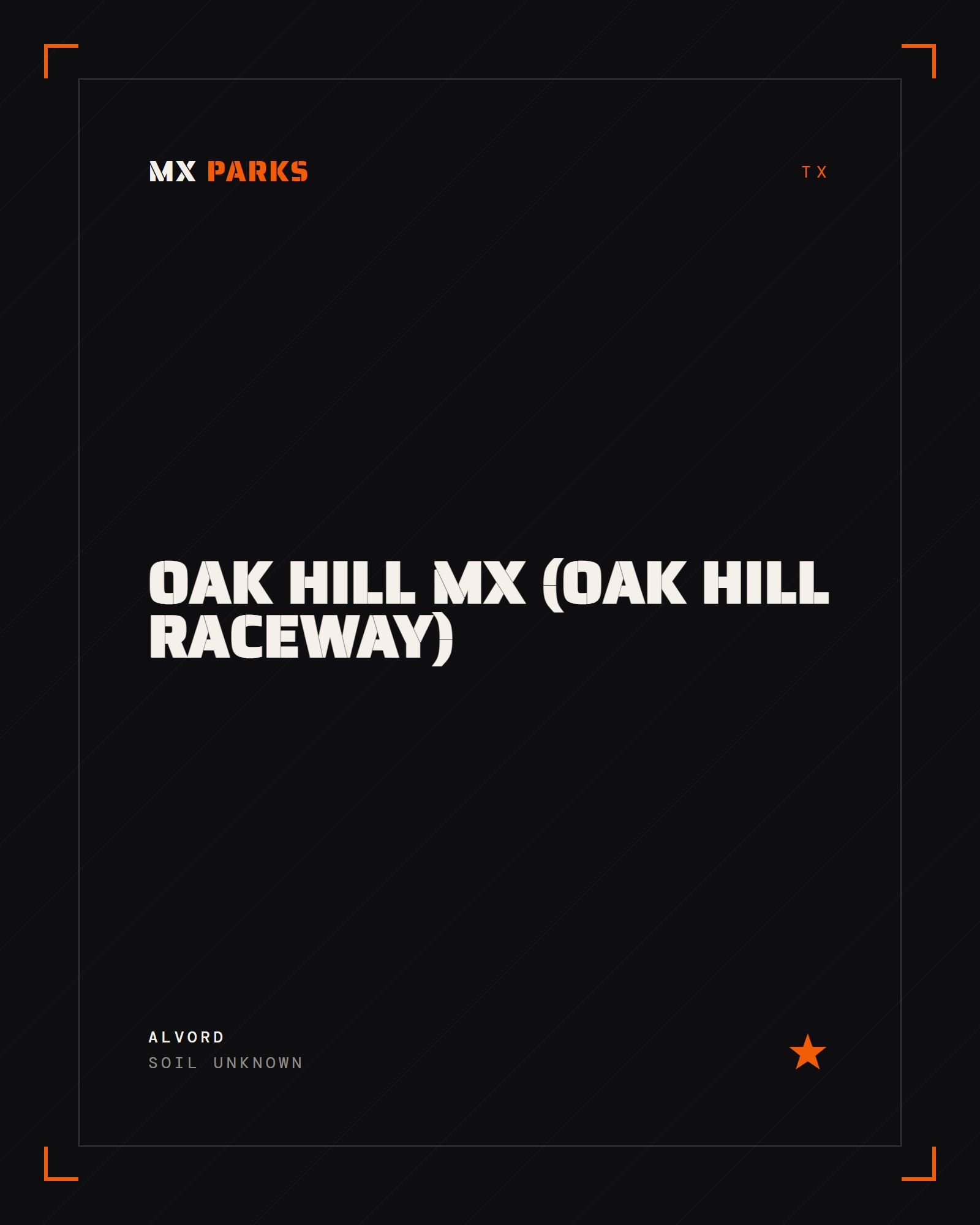 Oak Hill MX (Oak Hill Raceway)