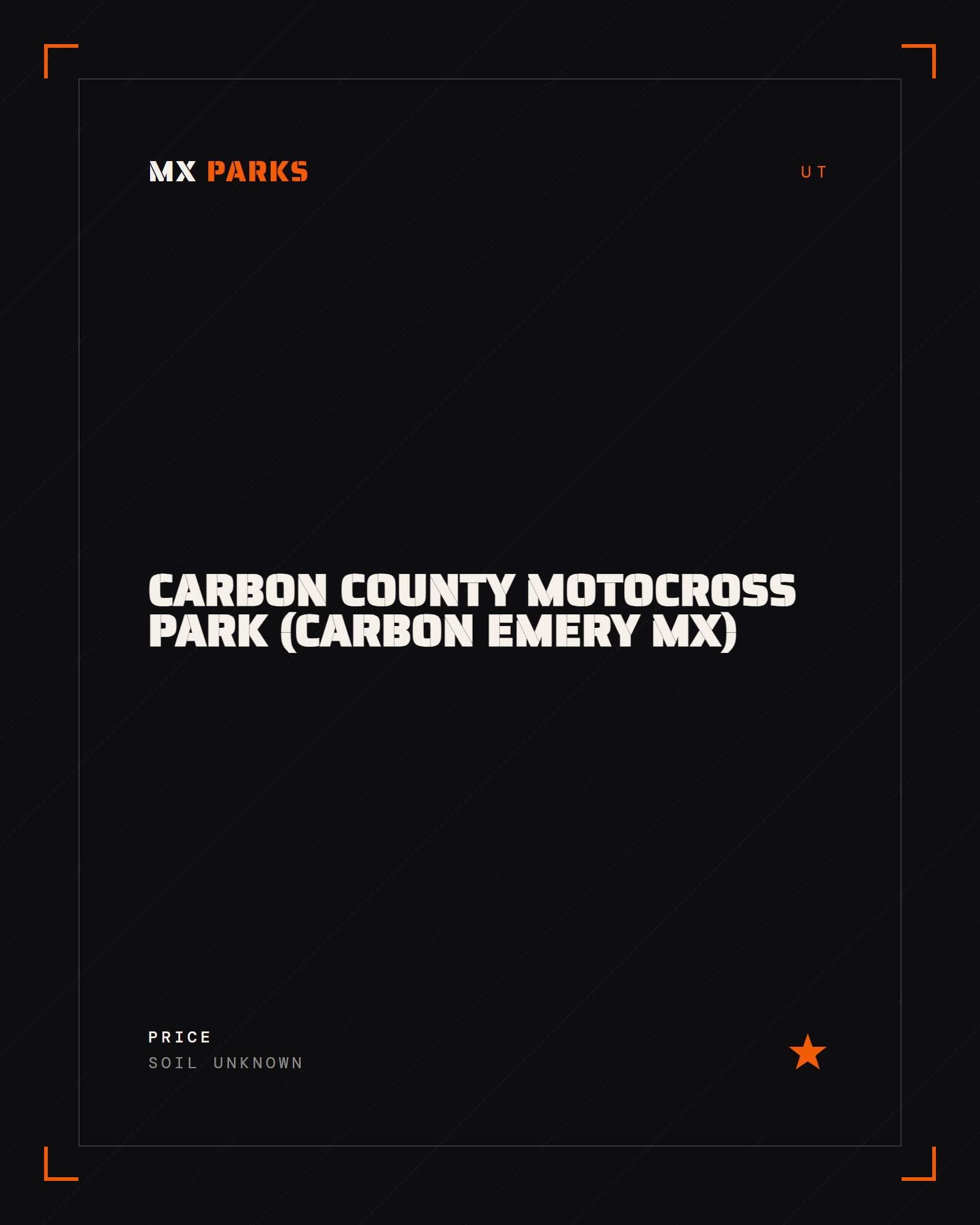 Carbon County Motocross Park (Carbon Emery MX)