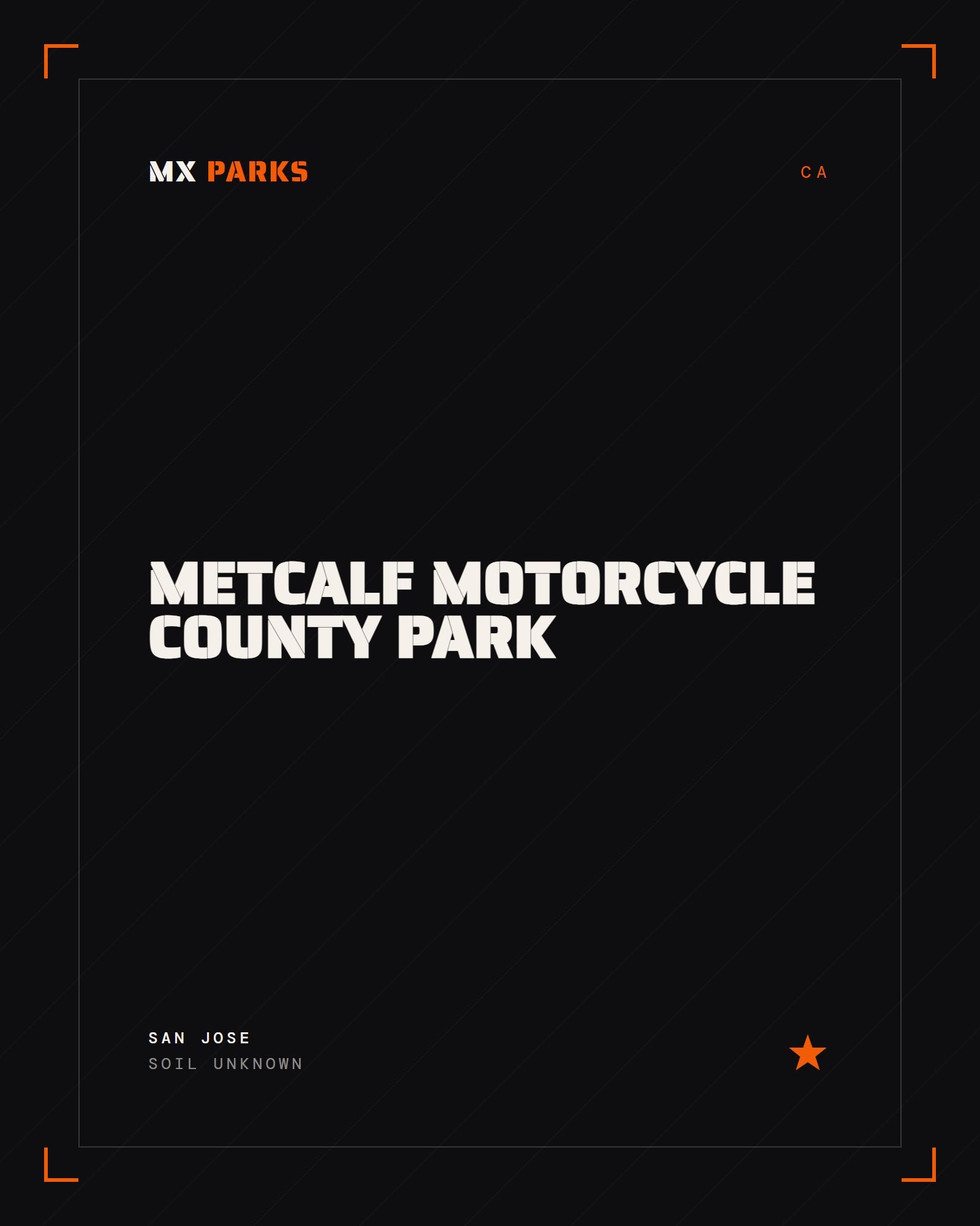 Metcalf Motorcycle County Park