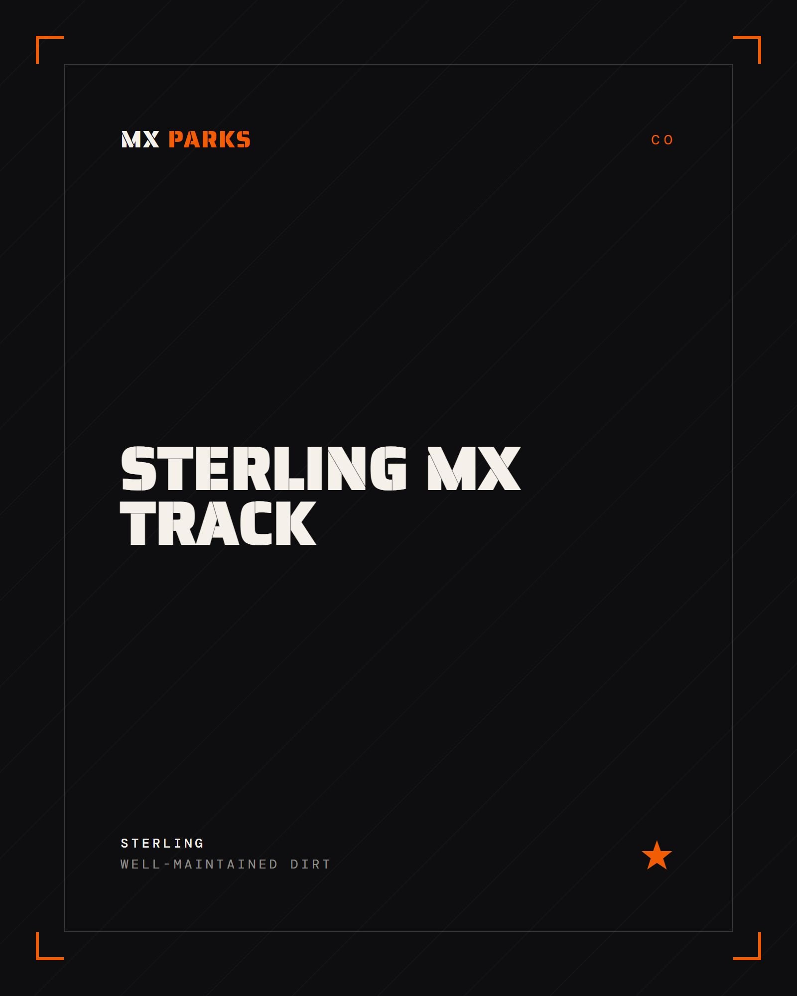 Sterling MX Track